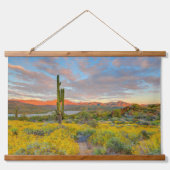 Sunset on Desert Landscape Hangend Wandkleed (Voorkant)