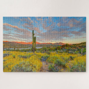 Sunset on Desert Landscape Legpuzzel