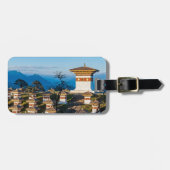 Sunset on Dochula Pass - Bhutan, Himalaya Bagagelabel (Voorkant horizontaal)