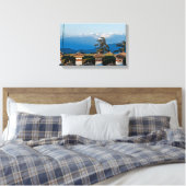 Sunset on Dochula Pass - Bhutan, Himalaya Canvas Afdruk (Insitu (Slaapkamer))