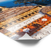 Sunset on Dochula Pass - Bhutan, Himalaya Foto Afdruk (Hoek)