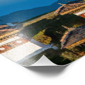 Sunset on Dochula Pass - Bhutan, Himalaya Foto Afdruk (Hoek)