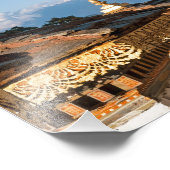 Sunset on Dochula Pass - Bhutan, Himalaya Foto Afdruk (Hoek)