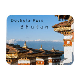 Sunset on Dochula Pass - Bhutan, Himalaya Magneet