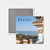 Sunset on Dochula Pass - Bhutan, Himalaya Magneet (Voorkant / Achterkant)