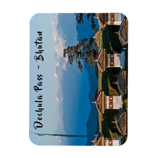 Sunset on Dochula Pass - Bhutan, Himalaya Magneet (Verticaal)