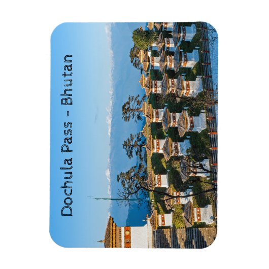 Sunset on Dochula Pass - Bhutan, Himalaya Magneet (Verticaal)