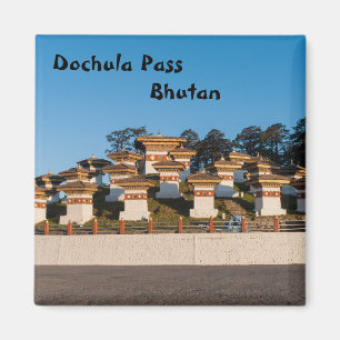 Sunset on Dochula Pass - Bhutan, Himalaya Magneet