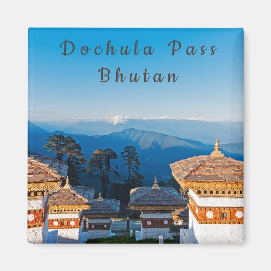Sunset on Dochula Pass - Bhutan, Himalaya Magneet (Voorkant)