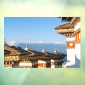 Sunset on Dochula Pass - Bhutan, Himalaya Raamsticker (Vel 3)