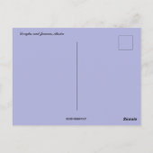 Sunset on Douglas and Juneau Alaska Briefkaart (Achterkant)