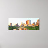 Sunset on Downtown Columbus, Ohio Canvas Afdruk (Voorkant)
