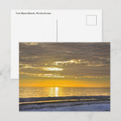 Sunset on Fort Myers Beach, Florida Briefkaart (Voorkant / Achterkant)