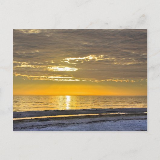 Sunset on Fort Myers Beach, Florida Briefkaart (Voorkant)