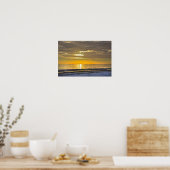 Sunset on Fort Myers Beach, Florida Poster (Keuken)