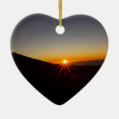 Sunset on Haleakala Volcano Keramisch Ornament (Voorkant)