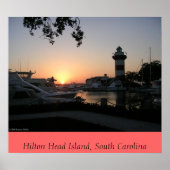 Sunset on Hilton Head Island Poster (Voorkant)