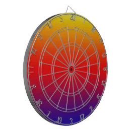 Sunset on Horizon Color Blend Dartbord