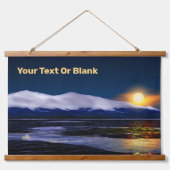 Sunset on Ice Hangend Wandkleed (Voorkant)