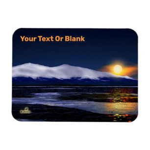 Sunset on Ice Magneet