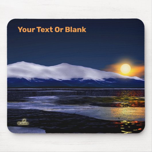 Sunset on Ice Muismat (Voorkant)