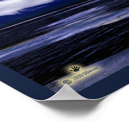 Sunset on Ice Poster (Hoek)