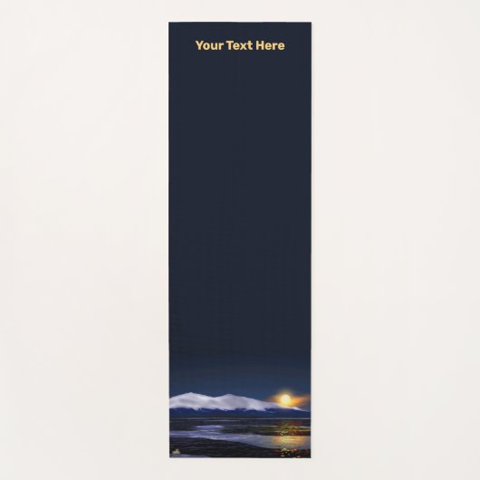 Sunset on Ice Yogamat (Voorkant)