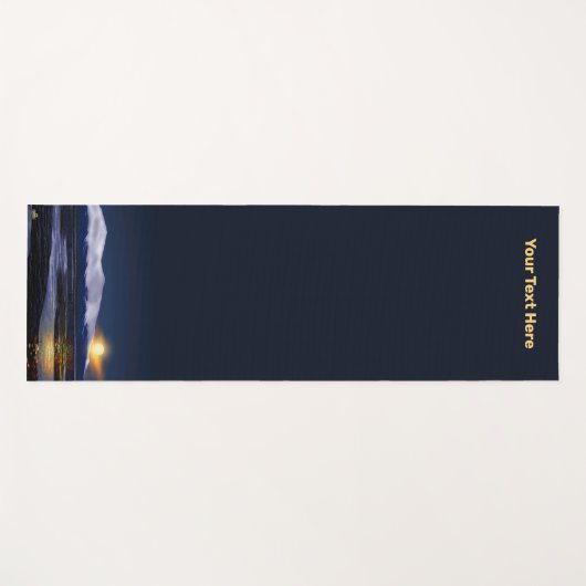 Sunset on Ice Yogamat (Voorkant (horizontaal))