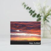 Sunset on Islay, Schotland Briefkaart (Staand voorkant)