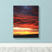 Sunset on Islay, Schotland Canvas Afdruk (Insitu (Houten vloer))