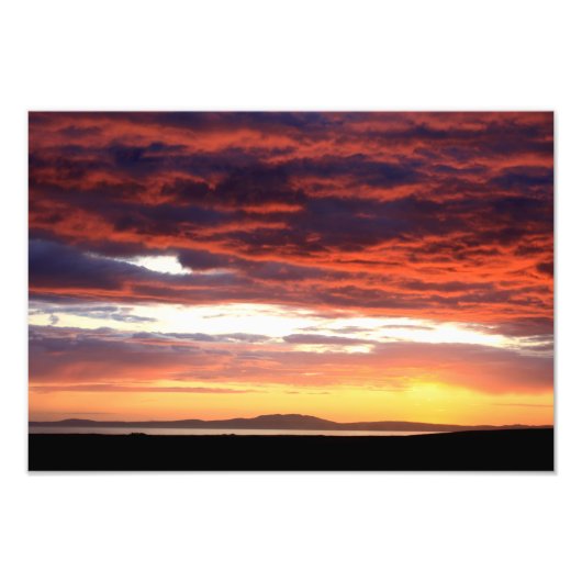 Sunset on Islay, Schotland Foto Afdruk (Voorkant)
