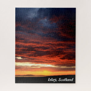 Sunset on Islay, Schotland Legpuzzel