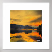 Sunset on Jenkinson Lake Poster (Voorkant)