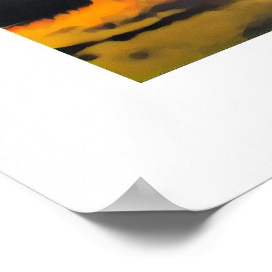 Sunset on Jenkinson Lake Poster (Hoek)