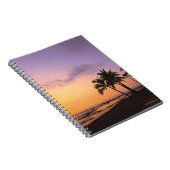 Sunset on Kahaluu Bay in Kona, Hawaii 2 Notitieboek (Rechterzijde)