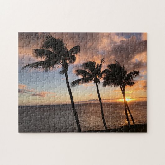 Sunset on Kauai, Hawaii Legpuzzel (Horizontaal)
