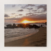 Sunset on Kauaii - Hawaii - 20x20 - 676 pc Legpuzzel (Verticaal)