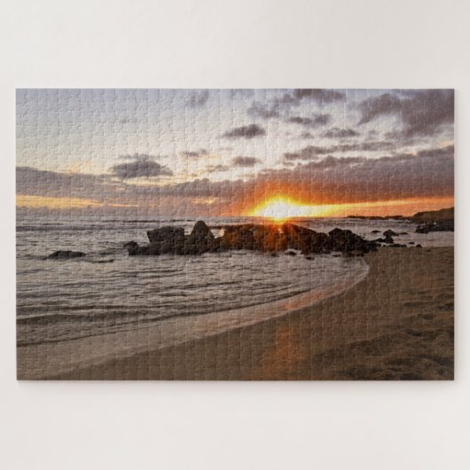 Sunset on Kauaii - Hawaii - 20x30 - 1014 pcs Legpuzzel (Horizontaal)