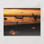 Sunset on Koh Tao Briefkaart (Voorkant)
