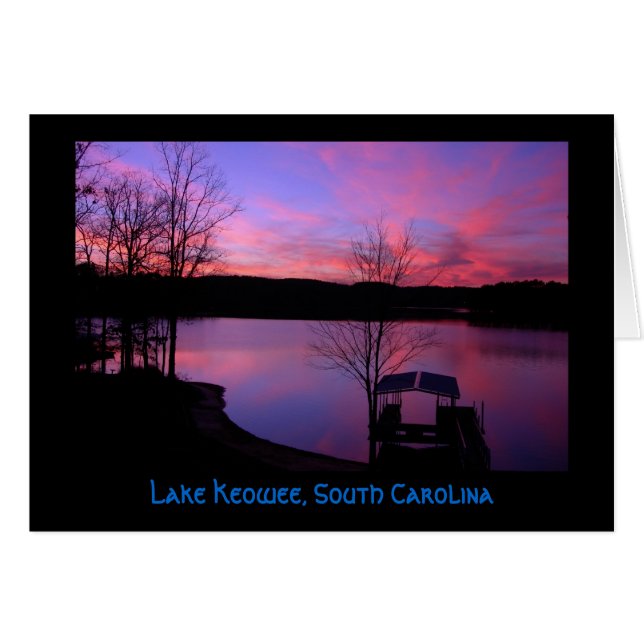 Sunset on Lake Keowee (Titel) (Voorkant Horizontaal)