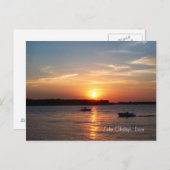 Sunset on Lake Okoboji, Iowa Briefkaart (Voorkant / Achterkant)