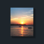 Sunset on Lake Okoboji, Iowa Canvas Afdruk<br><div class="desc">Mooie zonsondergang op het Okoboji-meer,  Iowa</div>
