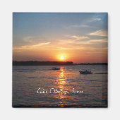 Sunset on Lake Okoboji, Iowa Magneet (Voorkant)