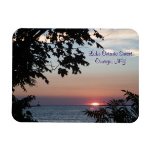 Sunset on Lake Ontario Magneet