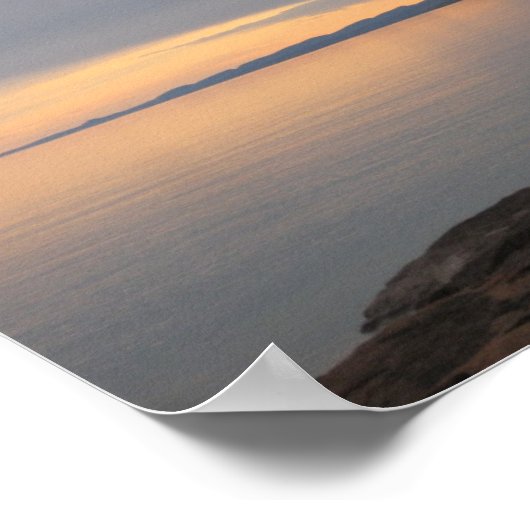 Sunset on Lake Superior Poster (Hoek)