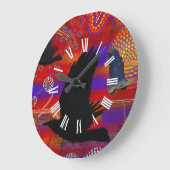 Sunset on Lake Wendouree Australian Aboriginal Art Grote Klok (Hoek)