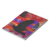 Sunset on Lake Wendouree Australian Aboriginal Art Notitieblok (Linkerzijde)