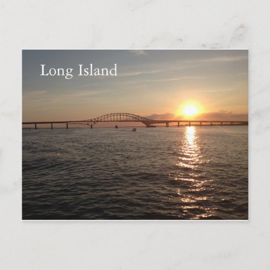 Sunset on Long Island Briefkaart (Voorkant)
