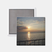 Sunset on Manila Bay, Filipijnen - Beverly Goding Magneet (Voorkant / Achterkant)