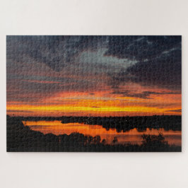 Sunset on Manistee Lake Legpuzzel